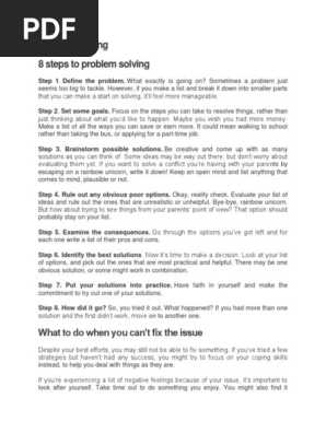 Problem solving 