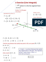 Solution Exercise (Line Integrals)