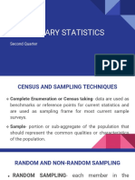 Census and Sampling Techniques