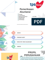 Pemeriksaan Akuntansi: Fauziah Lina Kuraesin Nuraini Permatasari 01117265 Siti Adawiyah Sofiah Jamil Via Prasetya