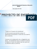 Proyecto de Enseñanza