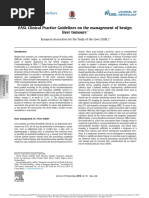 EASL-GL Benign Tumor Liver