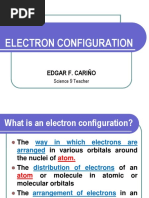 Electron Configuration: Edgar F. Cariño