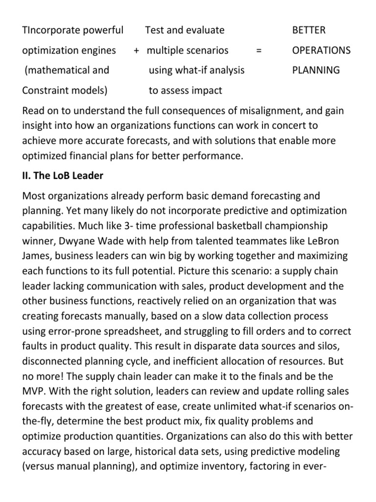 OM Project | PDF | Mathematical Optimization | Forecasting