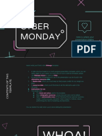 Neon Cyber Monday by Slidesgo