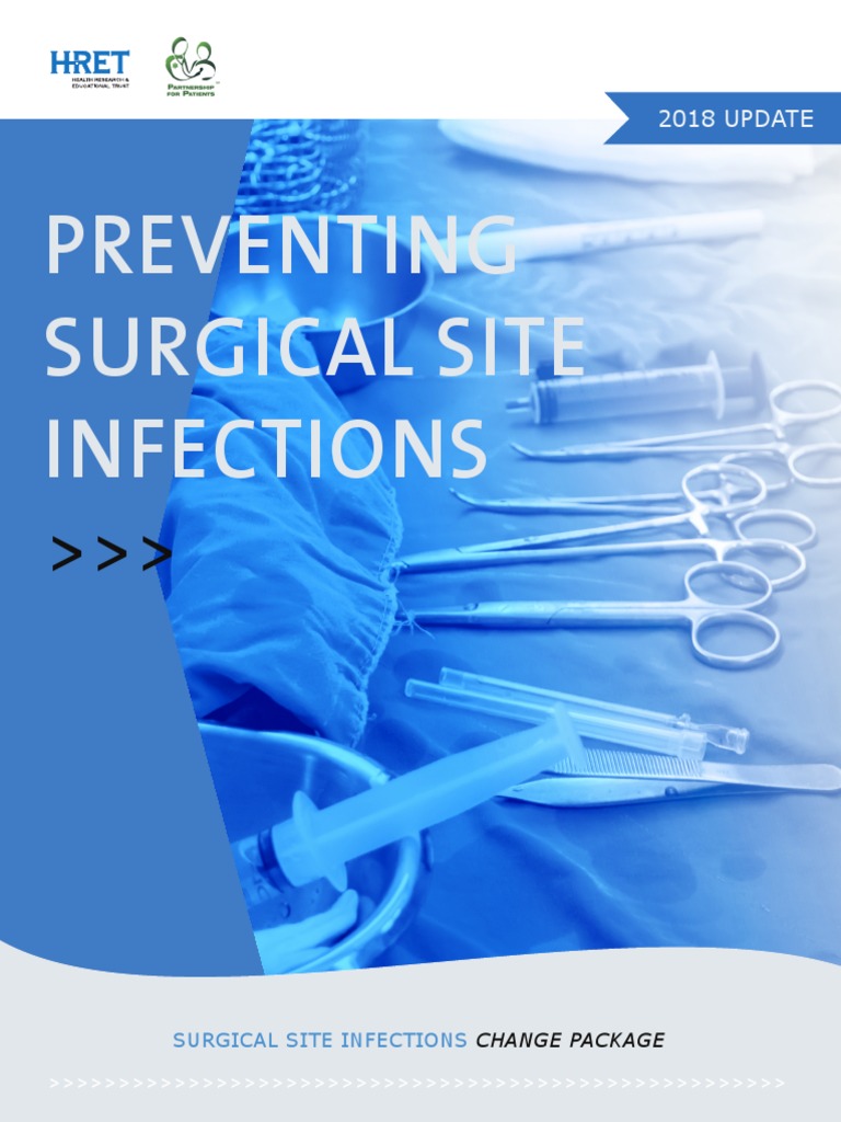 Surgical Site Infections Change Package | PDF | Surgery | Anesthesia