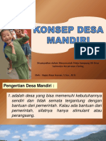 Konsep Desa Mandiri