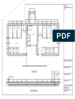 A Plan and Section of Toilet Design