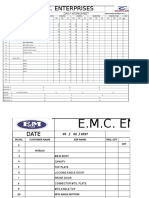 E.M.C. Enterprises: Date Daily Worksheet