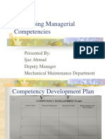 Developing Managerial Competency