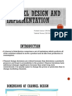 Channel Design and IMPLEMENTATION 