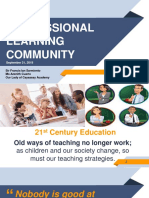 Professional Learning Community: September 21, 2019