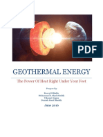 Geothermal Energy: The Power of Heat Right Under Your Feet