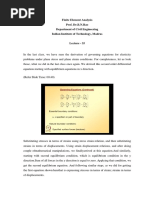 Finite Element Analysis Prof. Dr.B.N.Rao Department of Civil Engineering Indian Institute of Technology, Madras