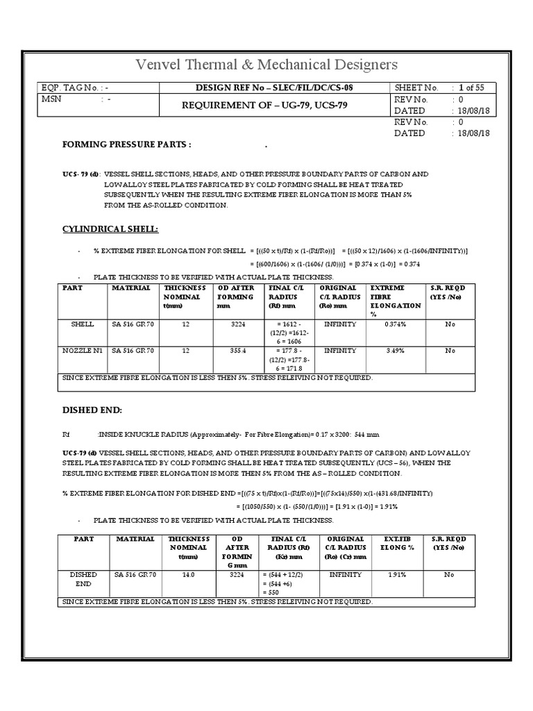Plate to Pipe Thickness Calculations | PDF | Fibers | Pipe (Fluid ...