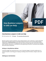How Business Lawyers in UAE Can Help - Business Lawyers in UAE