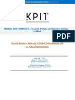 KPIM05EFA Financial Analysis Coursework Divya Darshini 9654866
