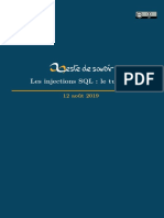 Les Injections SQL Le Tutoriel PDF