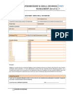 Entrepreneurship & Small Business MANAGMENT (Level 4) : Unit 9