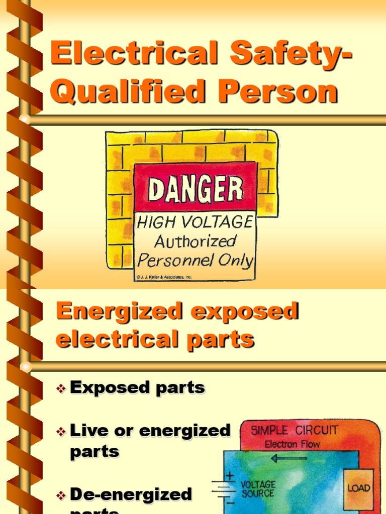 Electrical Safety For Qualified Person PDF Electrical Connector