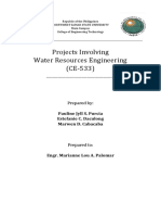 Projects Involving Water Resources Engineering (CE-533) : Pauline Jyll S. Purcia Estefanie C. Daculong Marwen D. Cabacaba