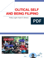 The Political Self and Being Filipino: Pretty Leighn Kate B. Gimena
