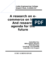 Download Project Research E Commerce by NitinKishan Sharma SN43616410 doc pdf