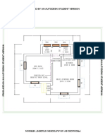 Floor plan dimensions for a residential building