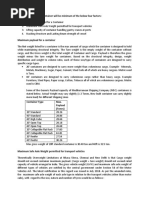 Limiting Factors For Container Capacity Utilisation in India