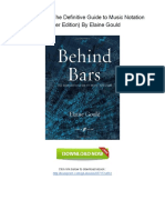 (H400.Book) PDF Download Behind Bars: The Definitive Guide To Music Notation (Faber Edition) by Elaine Gould