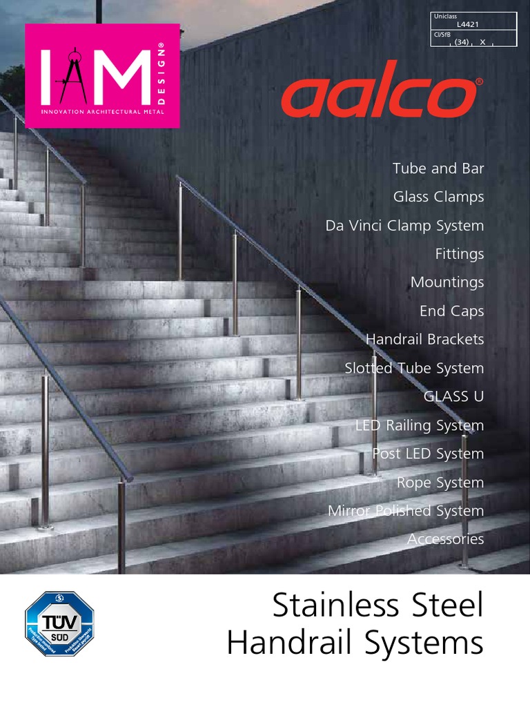 Aalco Stainless Steel Handrail Systems PDF Mirror Pipe (Fluid