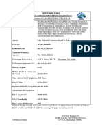 Agreement Copy: Percentage (%) Tender