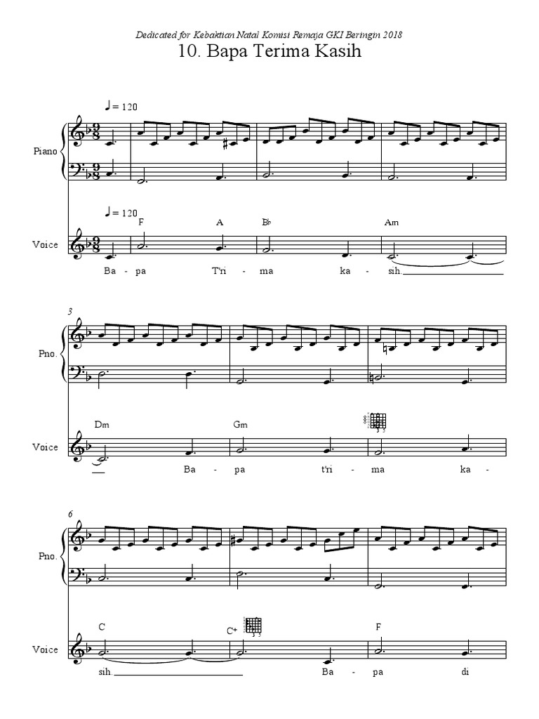 Bapa Terima Kasih Pdf Pdf