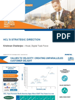 HCL'S Strategic Direction: - Head, Digital Task Force