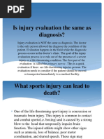 Injury Evaluation