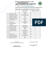 5.1.4.1 Bukti-Bukti Pelaksanaan Pembinaan Oleh Penanggung Jawab Kepada Pelaksana