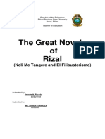 The Great Novels of Rizal (Noli Me Tangere and El Filibusterismo