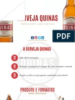 Cerveja Quinas, a marca portuguesa com presença global