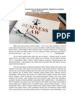 Hukum Bisnis Penggolongan Hukum Bisnis o PDF