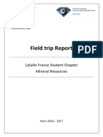 Sample Field Trip Report