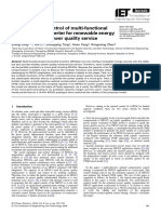 Multi-Objective Control of Multi-Functional Grid-Connected Inverter For Renewable Energy Integration and Power Quality Services