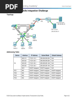 8.3.1.2 Packet Tracer - Skills Integration Challenge Instructions