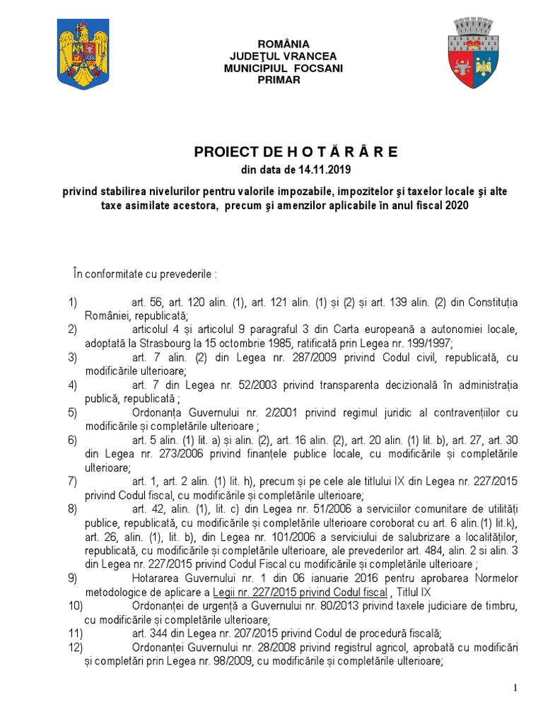 Impozite Èi Taxe 2020