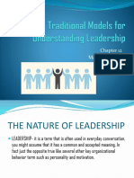 Traditional Models For Understanding Leadership