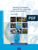 ,!7IJ2I9-ebehie!: Promoting A European Framework For Corporate Social Responsibility