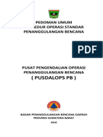 Sop Pusdalops PB Sumbar PDF