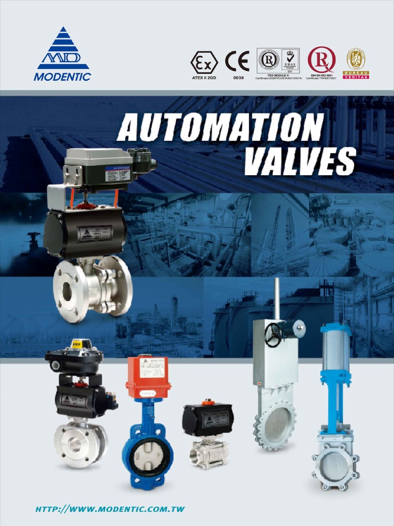 02 - AutomationValves - Modentic 6 Jun 18 | PDF | Valve | Washer (Hardware)