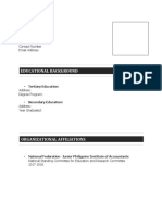 NFJPIA1920 - Resume Pro-Forma