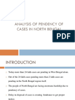 Analysis of Pendency of Cases in North Bengal