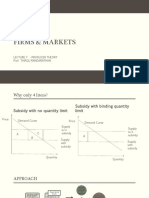 Firms and Markets Lecture 7 8 Final